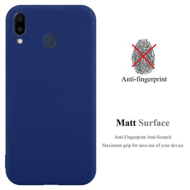 Deksel Samsung Galaxy M20 Silikon cover (blå)