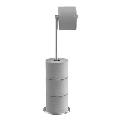 Toalettpapirholder frittstående rustfritt stål 55 cm