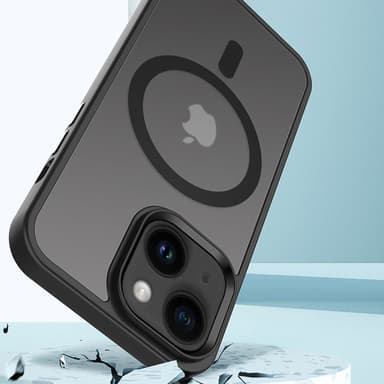 iPhone 15 Deksel kompatibel MagSafe (Svart)