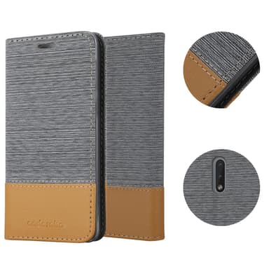 Nokia 2.3 lommebokdeksel etui (grå)