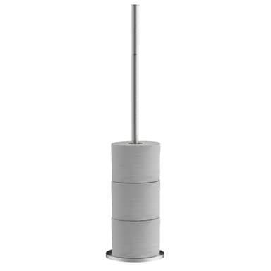 Toalettpapirholder frittstående rustfritt stål 55 cm