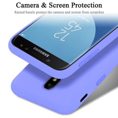 Samsung Galaxy J7 2017 silikondeksel case (lilla)