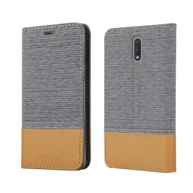 Nokia 2.3 lommebokdeksel etui (grå)
