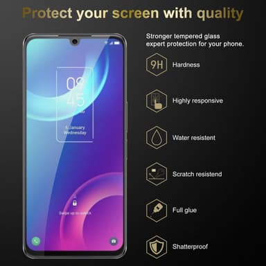 TCL 30 (4G / 5G) / 30+ Skjermbeskytter Skärmskydd