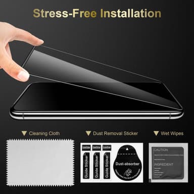 Vivo NEX 3 Skjermbeskytter Skärmskydd (svart)