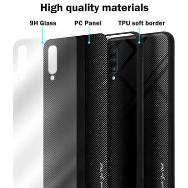 Samsung Galaxy A70 / A70s Deksel Case Cover (svart)