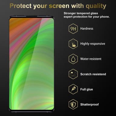 Vivo NEX 3 Skjermbeskytter Skärmskydd (svart)