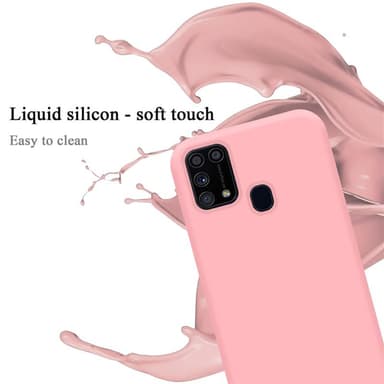 Samsung Galaxy M31 silikondeksel case (rosa)