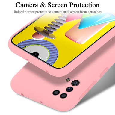 Samsung Galaxy M31 silikondeksel case (rosa)