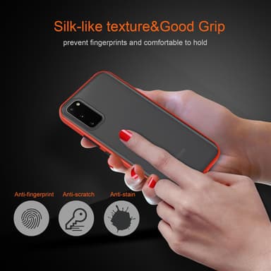 Samsung Galaxy S20 Deksel Case Cover (gjennomsiktig)