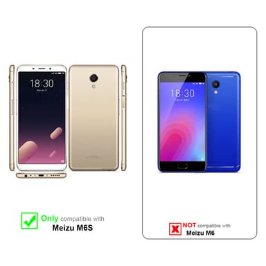 MEIZU M6S lommebokdeksel case (brun)