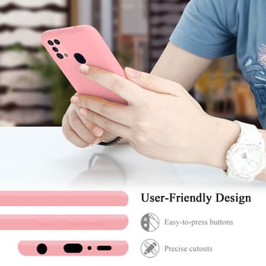 Samsung Galaxy M31 silikondeksel case (rosa)