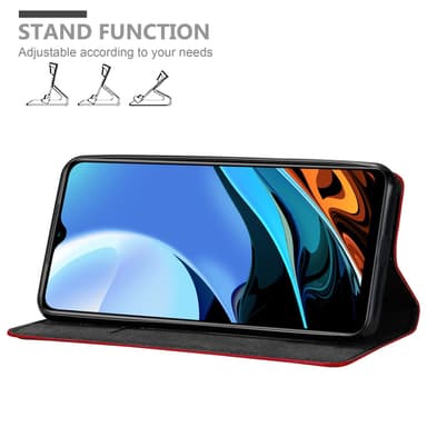 Xiaomi RedMi 9T / POCO M3 lommebokdeksel case (rød)
