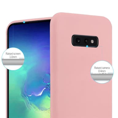 Deksel Samsung Galaxy S10e Silikon cover (rosa)