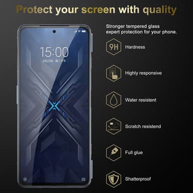 Xiaomi BLACK SHARK 4 / 4 PRO 3x Skjermbeskytter