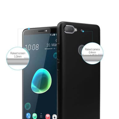 Deksel HTC Desire 12 PLUS Case Cover (svart)