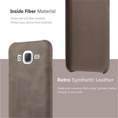 Samsung Galaxy J5 2015 Hardt Deksel Cover (brun)