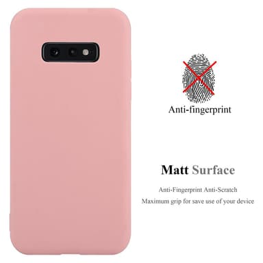 Deksel Samsung Galaxy S10e Silikon cover (rosa)