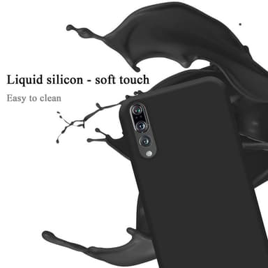 Huawei P20 PRO / P20 PLUS silikondeksel case (svart)