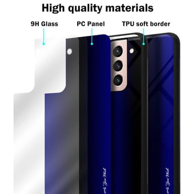 Samsung Galaxy S21 5G Deksel Case Cover (lilla)