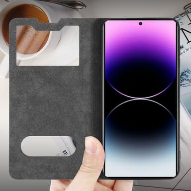 Samsung Galaxy S24 ULTRA lommebokdeksel cover (Rød)