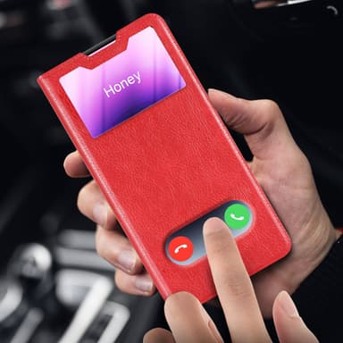 Samsung Galaxy S24 ULTRA lommebokdeksel cover (Rød)