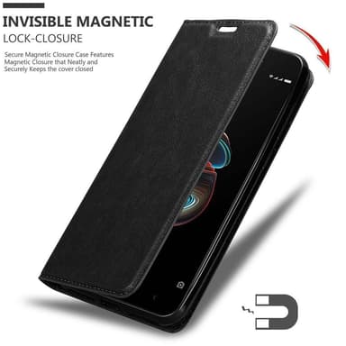 Xiaomi RedMi 5A lommebokdeksel case (svart)