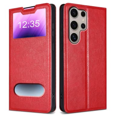 Samsung Galaxy S24 ULTRA lommebokdeksel cover (Rød)