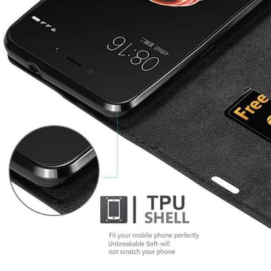 Xiaomi RedMi 5A lommebokdeksel case (svart)