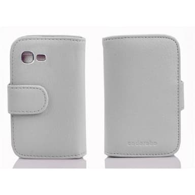 Samsung Galaxy POCKET NEO lommebokdeksel etui (hvit)