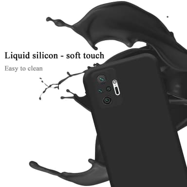 Xiaomi RedMi NOTE 10 PRO silikondeksel case (svart)