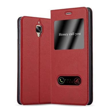 OnePlus 3 / 3T lommebokdeksel cover (rød)