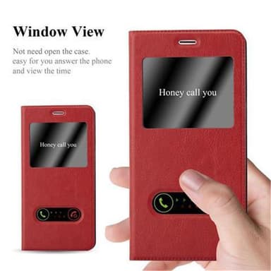 OnePlus 3 / 3T lommebokdeksel cover (rød)