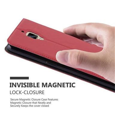 OnePlus 3 / 3T lommebokdeksel cover (rød)