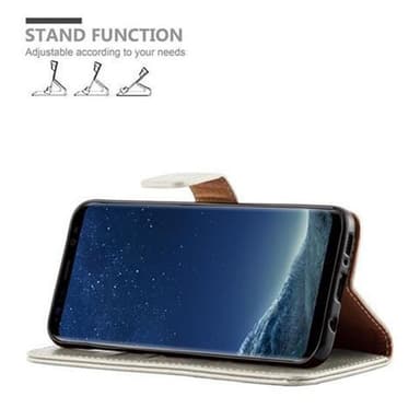 Samsung Galaxy S8 lommebokdeksel etui (brun)