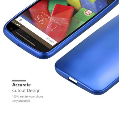 Deksel Motorola MOTO G2 Case Cover (blå)