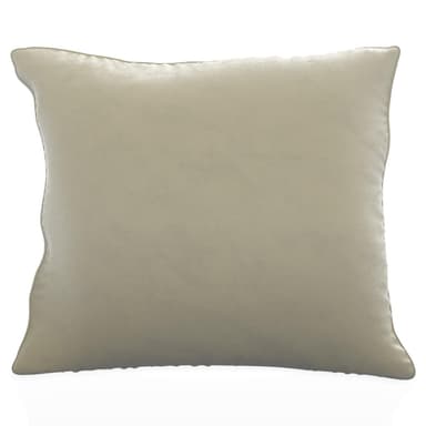 Putetrekk 40x40 cm dekorativ i fløyel (beige)