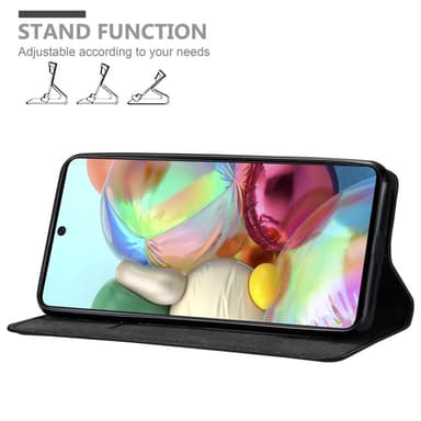 Samsung Galaxy A71 5G lommebokdeksel case (svart)