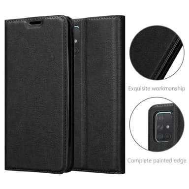 Samsung Galaxy A71 5G lommebokdeksel case (svart)