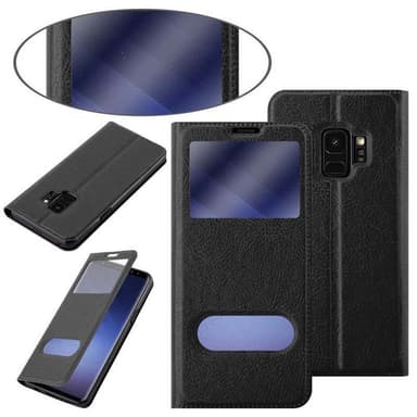 Samsung Galaxy S9 lommebokdeksel cover (svart)