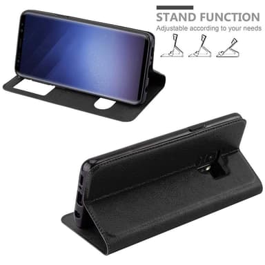 Samsung Galaxy S9 lommebokdeksel cover (svart)