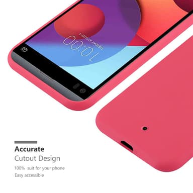 Deksel LG Q8 Silikon cover (rød)