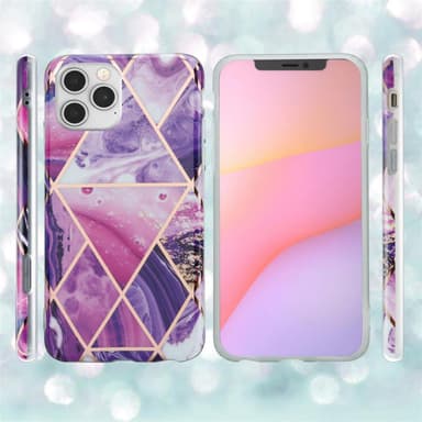 iPhone 12 / 12 PRO lommebokdeksel etui (lilla)