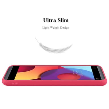 Deksel LG Q8 Silikon cover (rød)