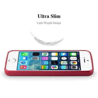 Deksel iPhone 5 / 5S / SE 2016 Case Cover (rød)