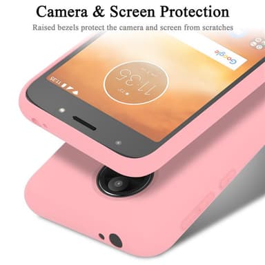 Motorola MOTO E5 PLAY GO silikondeksel case (rosa)