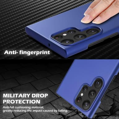 Deksel Samsung Galaxy S22 ULTRA Case Cover (blå)