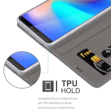 Cubot J3 PRO lommebokdeksel etui (grå)