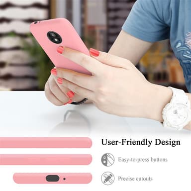 Motorola MOTO E5 PLAY GO silikondeksel case (rosa)