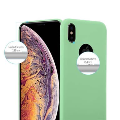 Deksel iPhone XS MAX Silikon cover (grønn)